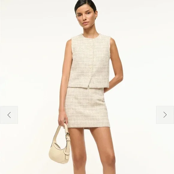 New • STAUD Owen bag in cream
